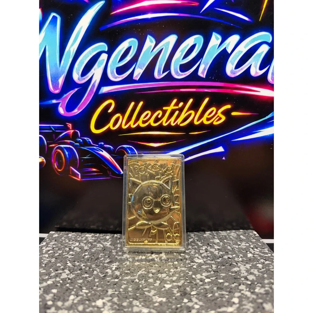 1999 Pokemon Burger King 23K Gold Plated Card Jigglypuff Nintendo